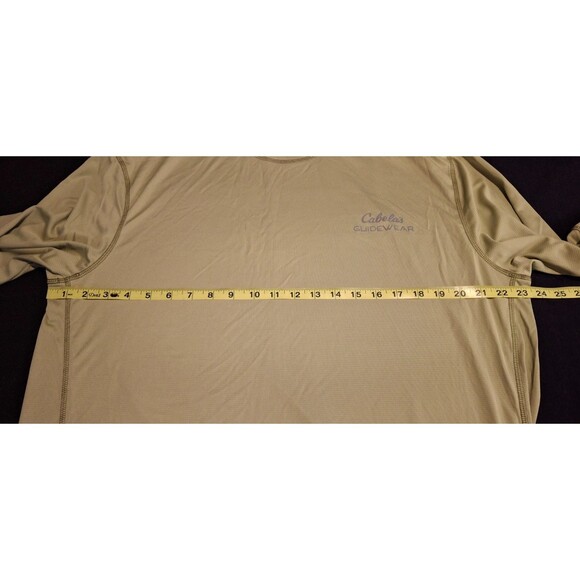 Cabela’s Guidewear Long Sleeve Fishing/Outdoor Shirt UPF 50 Size Large Green - Picture 4 of 14